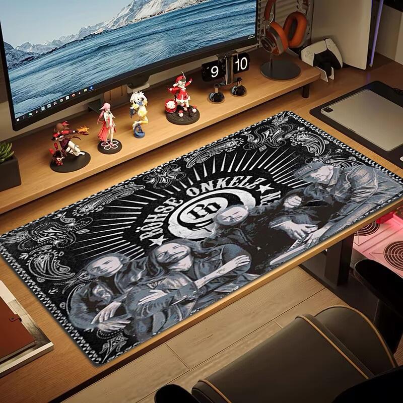 Böhse Onkelz Poster Color Mouse Pad Large Gaming Table Cushion Non-slip Laptop Tablet Big Mousepad XXL Mat Mini PC Playmat With Lock edge