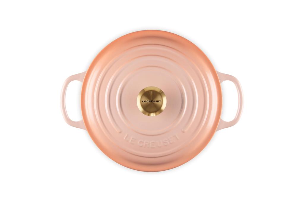 Литая эмалированная кастрюля Le Creuset Signature Cocotte Ronde 22 см, совместимая с газовой духовкой IH, японская [Авторизованный продукт]