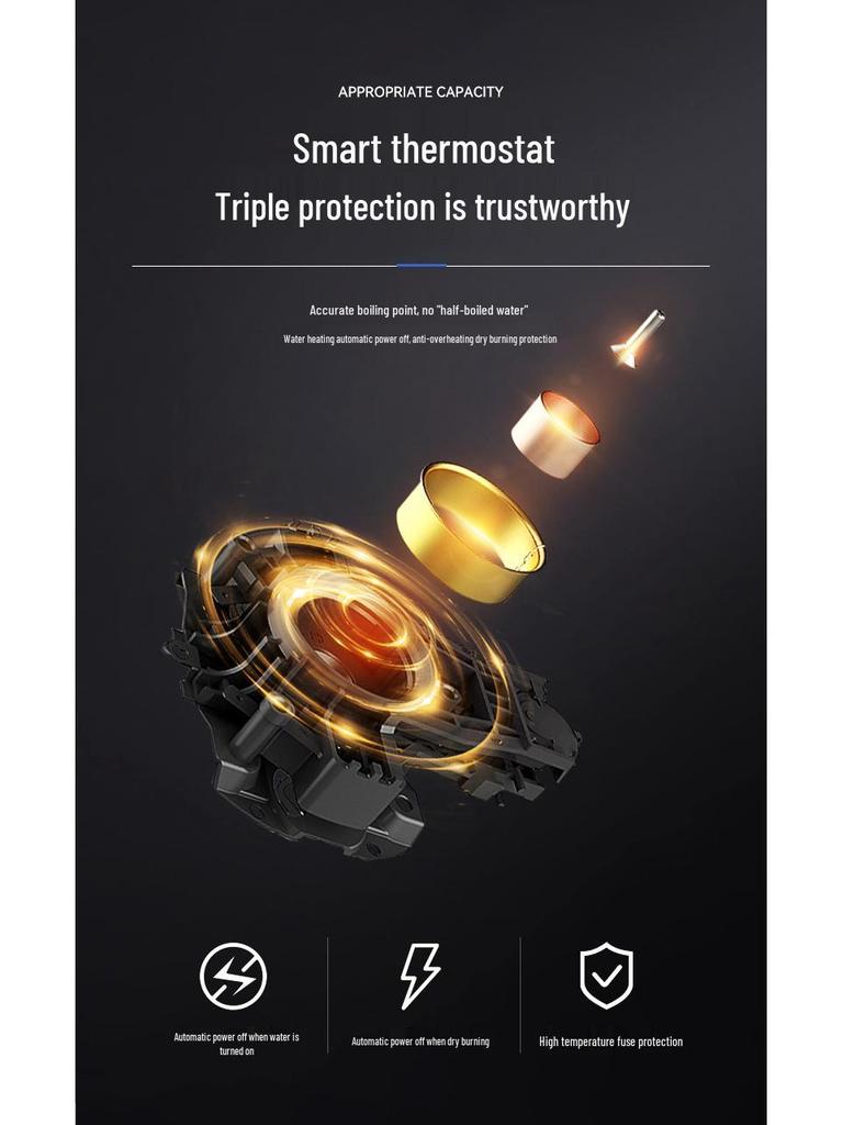 Европейский стандарт 2 л Электрический чайник из нержавеющей стали, Защита от ожогов, Сертифицирован 304.