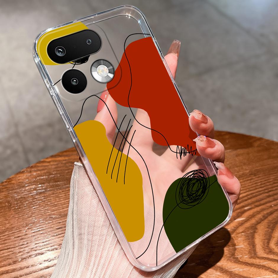 Чехлы Для OPPO Realme 16 Pro 16 Pro Plus Девочка с Желтой Уткой Антизагрязняющий Модный Прозрачный Корпус Для Realme 16Pro 16 Pro+ Fundas
