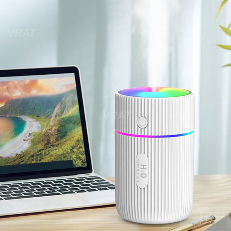 Humidifier Small Colorful Atmosphere Lamp Usb Low Noise Mist Diffuser Desktop Humidifier Light Portable Air Humidifiers