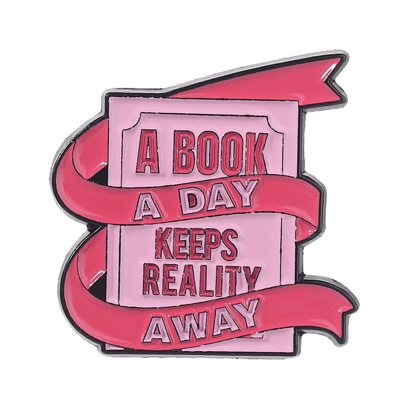 Book Are Better Than People Enamel Pins Reading Quote Excuses to Buy New Books Brooches Lapel Badge Jewelry Gifts for Friends