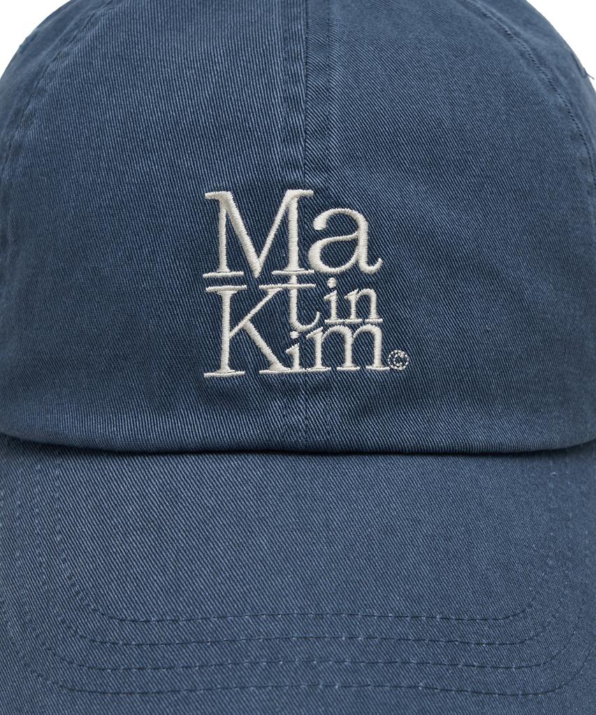 Кепка-бейсболка Mattengkim Matin Block Logo, цвет Дымчато-синий