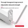 Wooden Door Invisible Door Ground Spring 90 Degree Positioning Door Closer Buffer Type Hidden Closer Ground Shaft Hardware