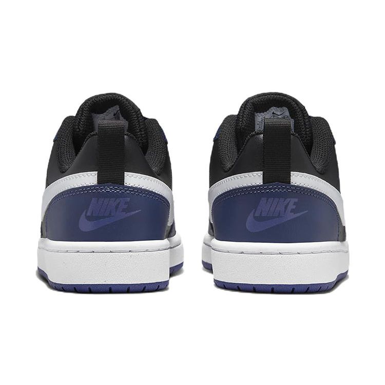 Nike Court Borough Low 2 GS Midnight Navy Black Kids Sneakers Blue Dark-Purple-Dust White BQ5448-404