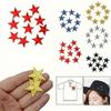 20pcs Five-Pointed Star Patches Lots For Clothing Iron On Random Bulk Thermal Adhesive Embroidery Sew Patches