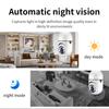 5MP E27 Bulb Surveillance 4X Digital Zoom Camera 2.4G 5G WiFi Wireless Baby Monitor Cameras AI Tracking Home Color Night Vision CCTV Cam