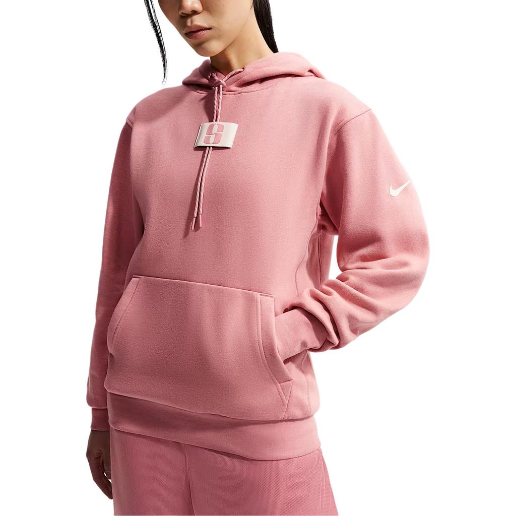Nike Sweatshirts Women's Pink Hooded Moderate Regular FJ4450-618
