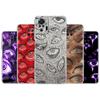Чехол со страшным лицом и глазами для Xiaomi Redmi Note 11 Pro 10 9 9S 8 8T 7 9A 9C 9T 10 10C K40, прозрачный мягкий чехол для телефона из ТПУ