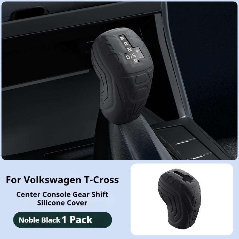 Для Volkswagen T-Cross Автомобильная силиконовая накладка на ручку автоматической коробки передач Безвкусная противоскользящая защитная накладка на ручку переключения передач