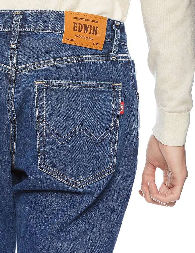 Джинсы свободного прямого кроя из денима средней синевы 36 [EDWIN] E404, брюки, Япония, мужские, 2,