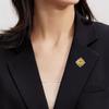 Crystal Brooch, High-end Women's Luxurious Style, Brooch, Collar Pin Buckle, Secure Cardigan, Chest Anti-glare Buckle