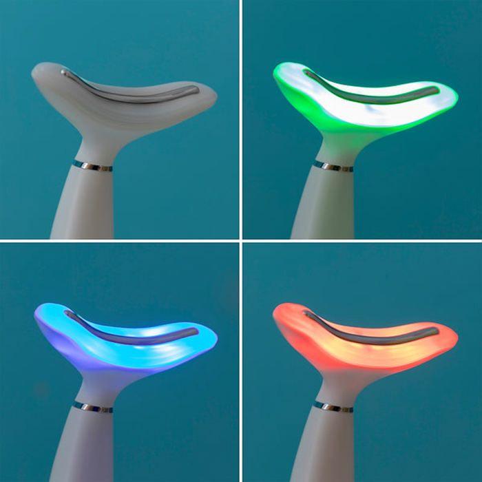 Редуктор двойного подбородка - InnovaGoods - Электрическая модель - Фототерапия - Термотерапия - Вибрация