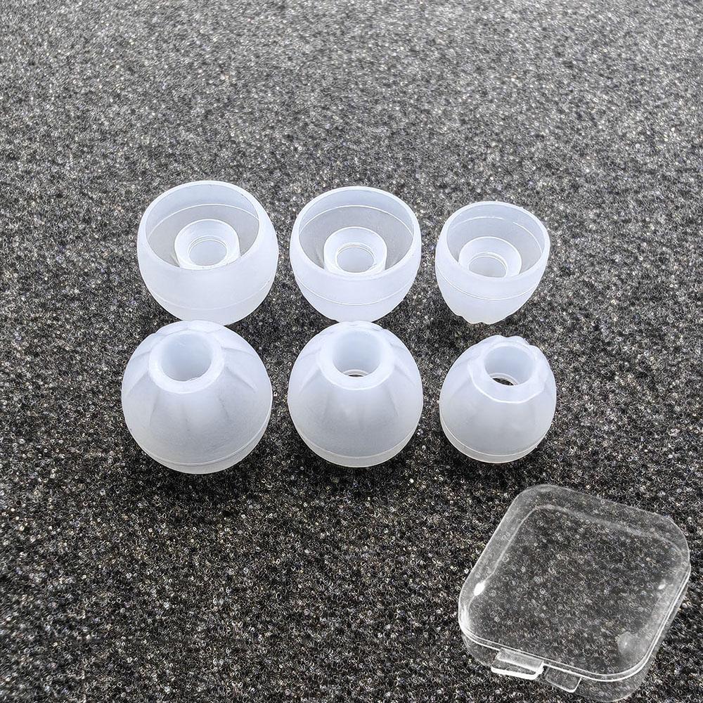 In-Ear Earcaps For KZ Earphones Silicone Covers Cap Replacement Earbud Tips Earbuds Eartips Earplug Ear Pads Cushion 6pcs/3pairs