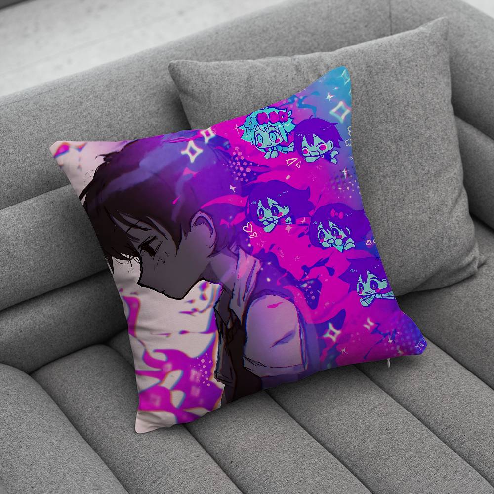 RPG Omori Cartoon pillowcase casual style decoration suitable for home decoration excluding pillow core