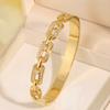 Fashionable and Luxurious New Titanium Steel Women's All-match Bracelet for Couples