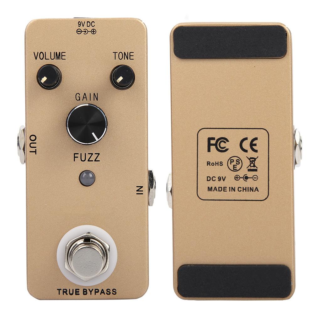 Цельнометаллический корпус Педаль эффекта фузз для электрогитары, дисторшн для рок-музыкантов