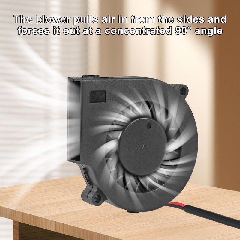 75mm USB DC 5V Fan Cooling Turbo Blower Brushless 3D Printer 7515 For Extruder DC Cooler Power Inverter Air Pump PC CPU