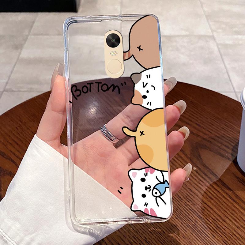 Чехол для Xiaomi Redmi Note 4 Note 4x Capa Coque Прозрачный Силиконовый Желе Мягкий ТПУ Задняя Крышка Милый Кролик Кошка Динозавр Чехол для Телефона