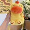 Persimmon Capybara Doll Bag Phone Pouch Cartoon Plush Shoulder Bag Stationery