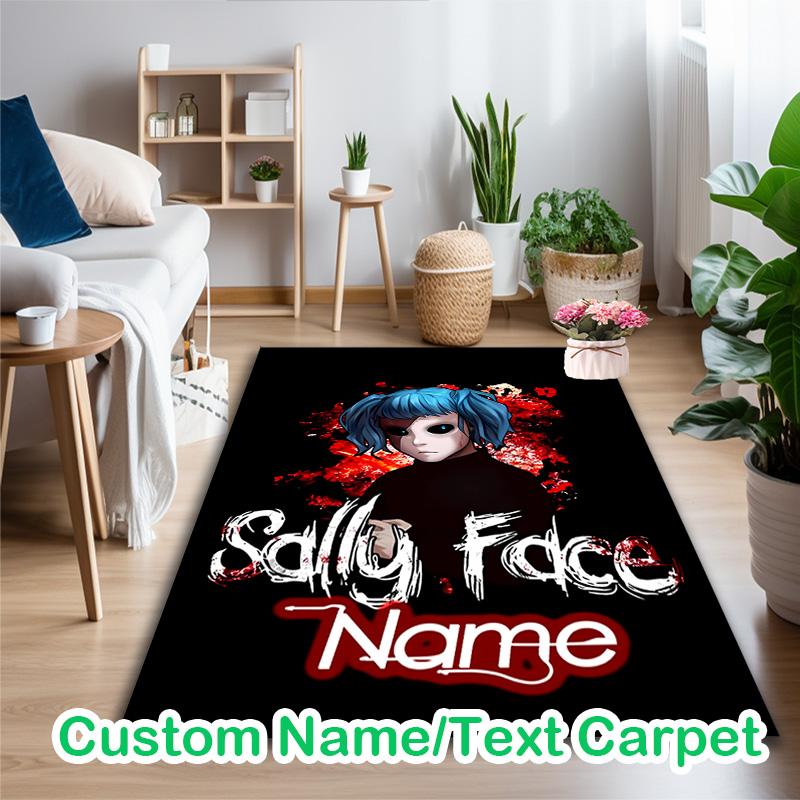 1pc Sally Face (6) Carpet for Room Floor Mat, Comfortable Office Chair Printed Area Rug, Beautiful Hotel Rug