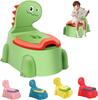 Potty Seat for Kids Dinosaur Toddler Potty Chair for Years Old Portable Toilet Seat with Removable Lid Splash Lightweight Training Potty For Home