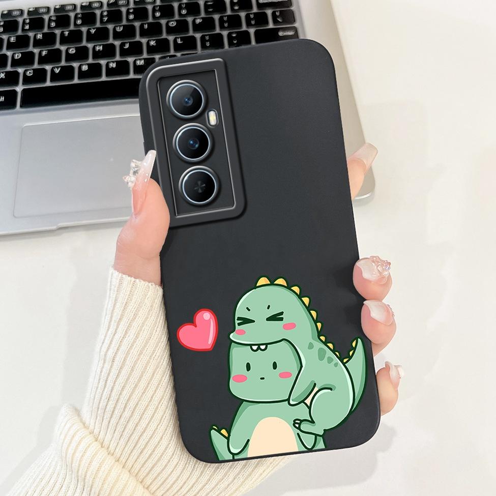 Funda For Realme C65 RMX3910 Back Cover For Realme C65 4G Case Shockproof Luxury Flowers Cute Cartoon Cool Silicone Bumper Coque