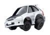 TOMYTEC Choro-Q Q's QS-01b Honda Civic Type R EK9 Custom Silver Completed Model