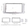 2Din Car Stereo Radio DVD Panel Audio Mount Fascia Kit for Ford Focus II Mondeo S-Max C-Max Galaxy II Kuga