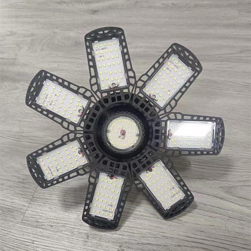2023 King Kong Деформируемый Светодиодный Гаражный Свет, 5+1 Складная Высокомощная Лампа для Склада