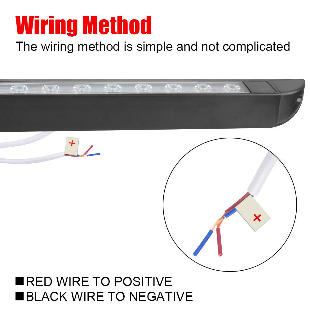 18 светодиодных навесных ламп, автомобильные аксессуары, водонепроницаемые, 12-28 В, наружная лампа для прицепа, 6000 К, внутренние настенные светильники для автодомов, караванов