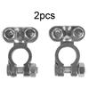 2Pcs Car Battery Terminal Clamps Boat Truck Battery Terminals Connectors Clip 12V Conductive Caps For Car Van Caravan Motorhome