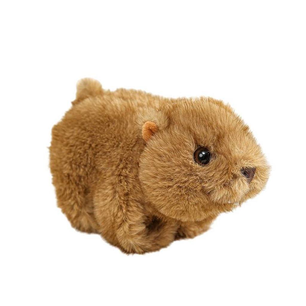Cute And Adorable Groundhog Bracelet Plush Toy Pat Circle Scarf Mouse Doll Children's Gift Doll