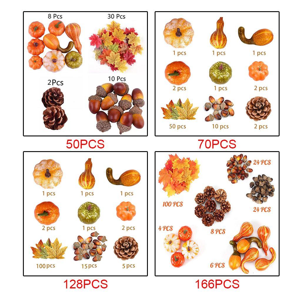 Realistic Faux Decoration DIY Craft Simulation Props Halloween Artificial Pumpkin Fake Vegetable
