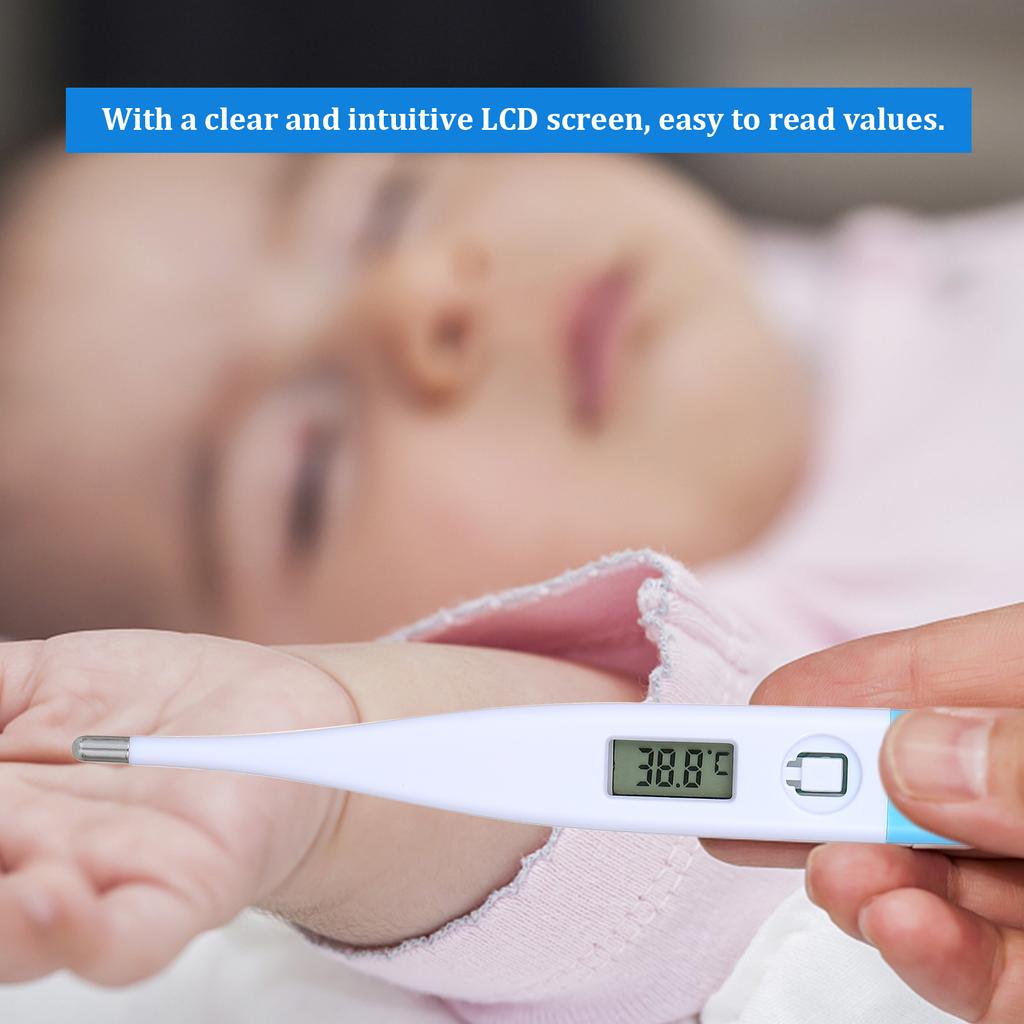 Digital Thermometer with Automatic Alarm Electronic Thermometer for Oral and Axillary Measurement Household Thermometer for Children Family