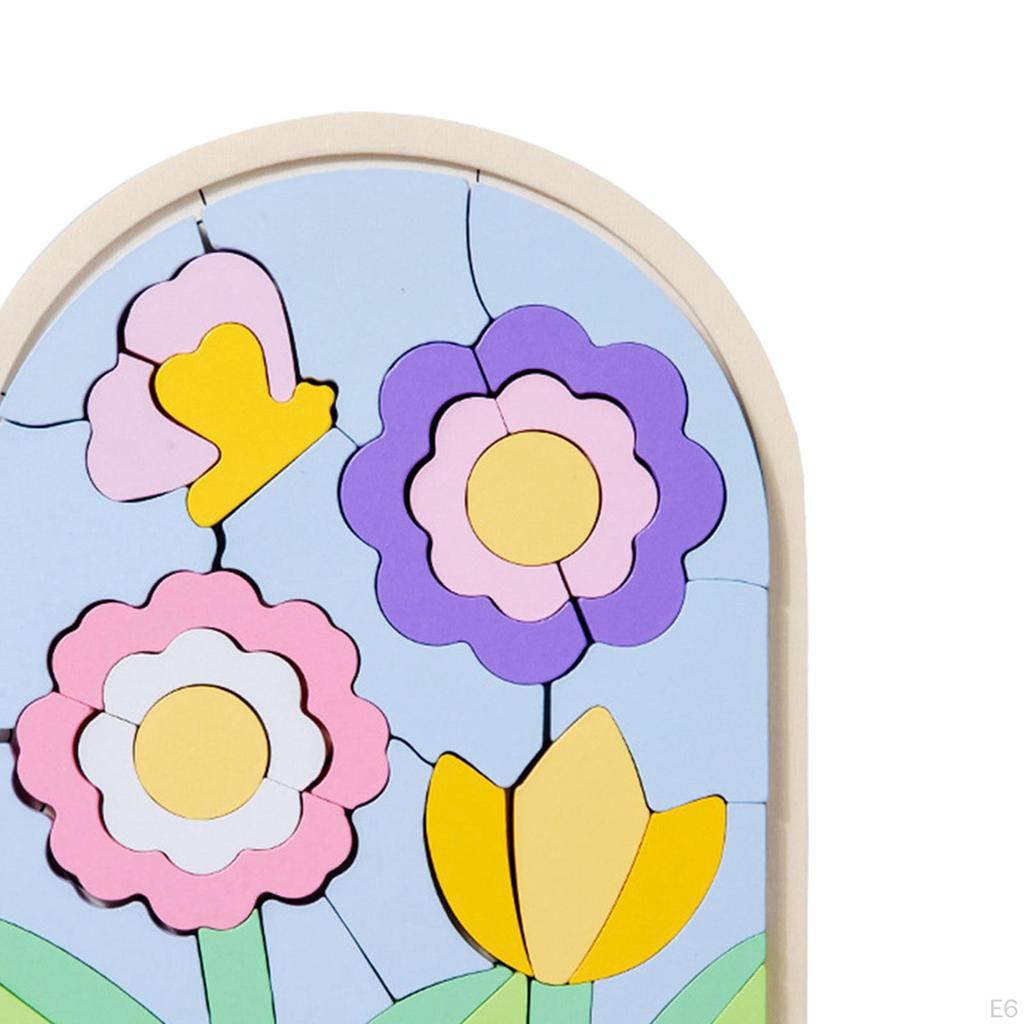 Обучающий набор деревянных головоломок для детей