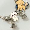 Pet Dog Series,925 Sterling Silver,FRENCH BULLDOG,Chihuahua,Maltese Dog,Fit Original Pandora Bracelet,DIY Jewelry Charm Bead