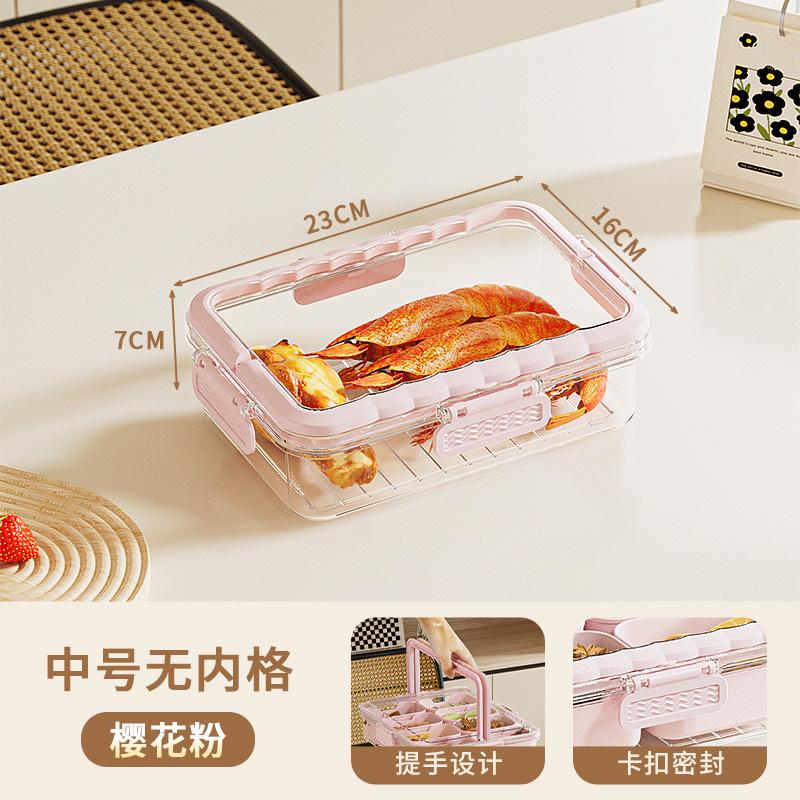 Modern Kitchen Organizer Snack Tray Plastic Food Storage Box 8 Compartments Divider BPA Free Leak-Proof Eco-Friendly Portable