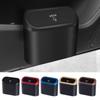 Portable Hanging Mini Car Trash Can,Wastebasket Trash Can with Lid, for Car Office Home,Auto Storage Bin