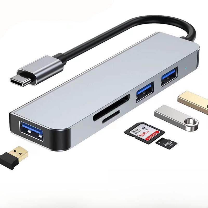 7-in-1 USB-C Docking Station: Multi-Interface Car-Mounted Hub for Laptops