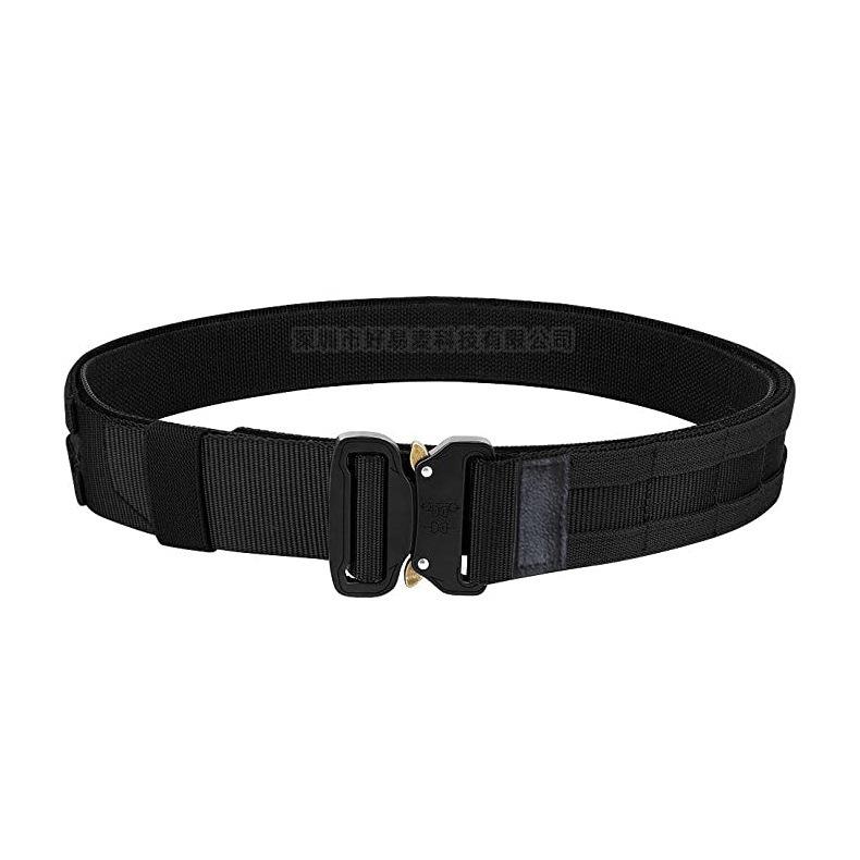 Belt Outdoor Adjustable Velcro Inner and Outer Belt Nylon Belt Double Layer Waist Seal