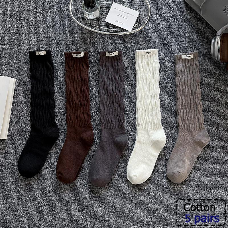 3/5/10/20 пар осенних и зимних спортивных носков с длинными рукавами для повседневного впитывания пота, воздухопроницаемости и комфорта