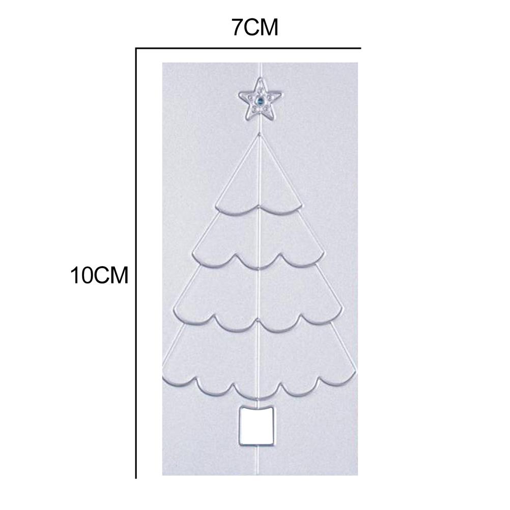 Christmas Tree Metal Cutting Dies Stencil Carbon Steel DIY Scrapbooking Album Paper Card Template Mold Embossing Mold