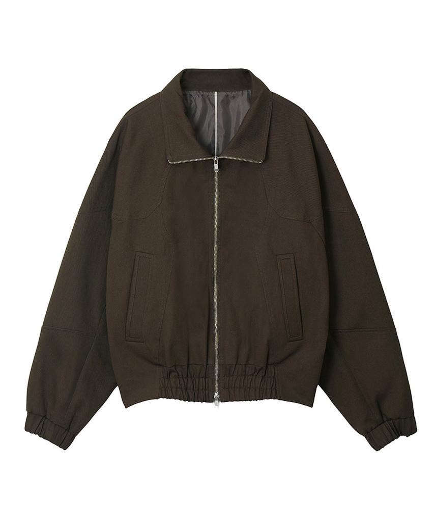 Куртка FDR Twill однотонная гоночная на молнии_Хаки