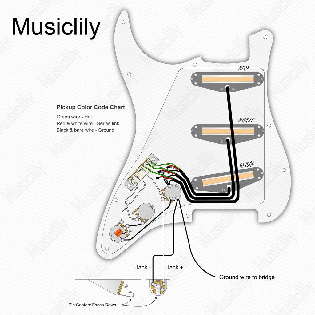 Musiclily Pro-SE ST-DPHA SSS Pre-Wired Pickguard with Alnico 5 Single-Coil Size Humbuckers for Strat Electric Guitar Black Zebra Pickups