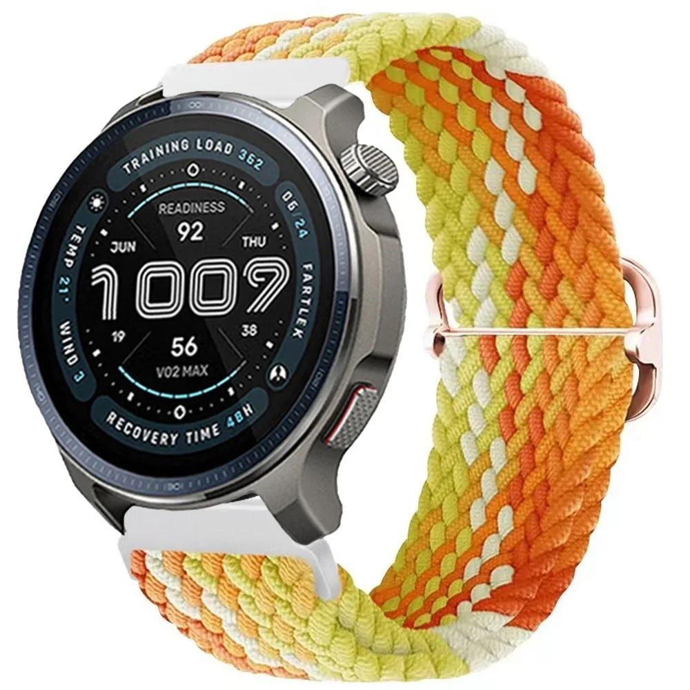 22 мм 20 мм Нейлоновый ремешок для Amazfit Balance 2 1/Bip 6 5 Спортивный браслет Ремешок для часов Correa для Amazfit GTR 47 мм/GTR 4 3/GTS/Active 2