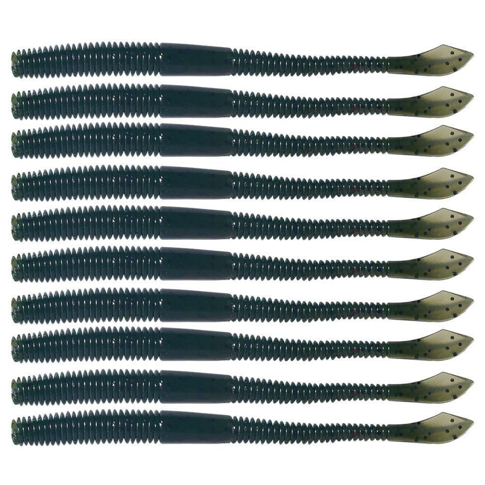 40PCS Soft Simulation Fishing Lure 10cm Fishing Bait Earthworm Bait Freshwater Fishing