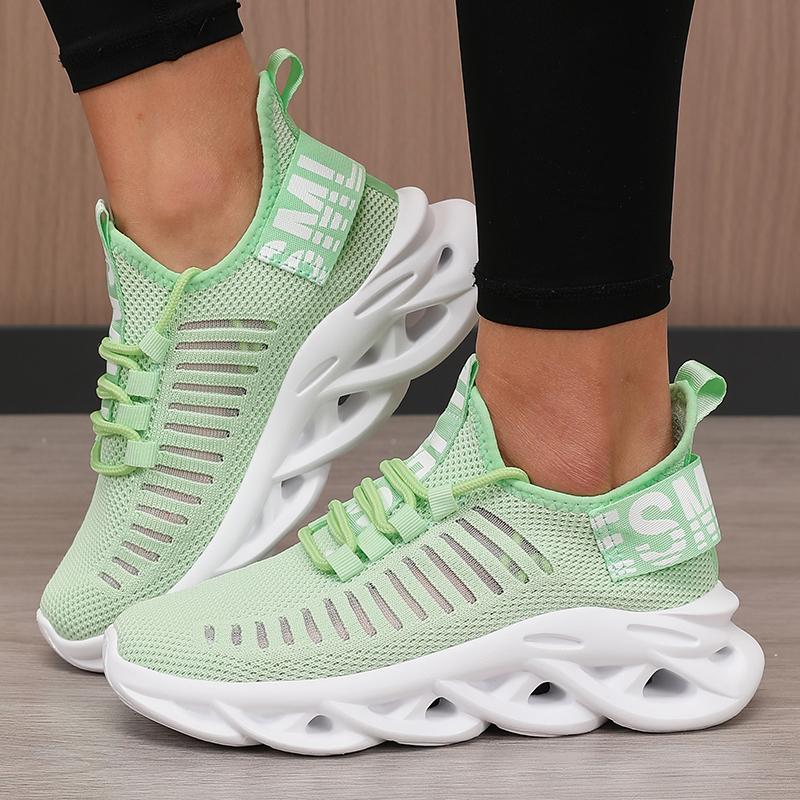 Women's Trendy Mesh Shoes Trendy Multi Design Lightweight Comfortable Breathable Non Slip Sole Outdoor Walking Sports Shoes