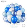 30 Pcs 12inch Metallic Balloons Chrome Latex Balloon with Ribbon for Wedding Bridal Birthday Baby Shower Decoration