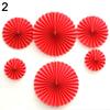 Party Decor Birthday Decor Supplies Tissue Paper Flower Paper Crafts Wedding Fans Paper Fan Flowers